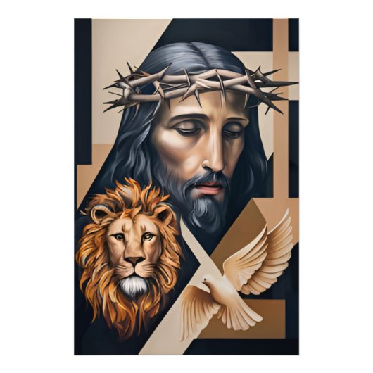 ネオ・キュビストのエレガンス：ブリトへの献上品 フォトプリント            (正面)