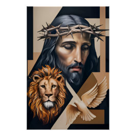 ネオ・キュビストのエレガンス：ブリトへの献上品 ポスター