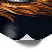 ネオ・キュビストのエレガンス：ブリトへの献上品 ポスター (コーナー)