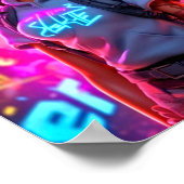 ネオ・シティでの夜の冒険 ポスター (角)