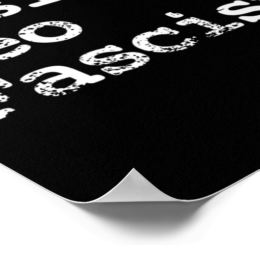 ネオ・ファシズムアンチトランプアンチボルソナロの贈り物#2 ポスター (角)