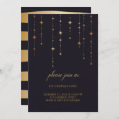 ネカスタムービー誕生日/新年パーティの招待状 招待状 (正面/裏面)