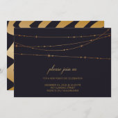 ネカスタムービー誕生日/新年パーティの招待状 招待状 (正面/裏面)