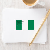 ネガカスタムリア国旗のラベル ラベル (インサイチュ)