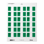 ネガカスタムリア国旗のラベル ラベル (フルシート)