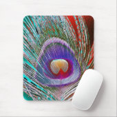 ネガクジャクの羽 マウスパッド (マウス)