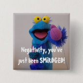 ネガティビティが損なわれた！ボタン 缶バッジ (正面)