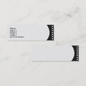 ネガティブフィルムストリッププロファイルカード スキニー名刺 (正面/裏面)