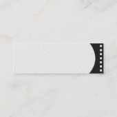 ネガティブフィルムストリッププロファイルカード スキニー名刺 (裏面)