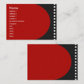 ネガティブフィルムストリッププロファイルカード 名刺 (正面/裏面)