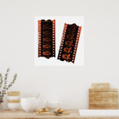 ネガフィルムストリップ ポスター (キッチン)