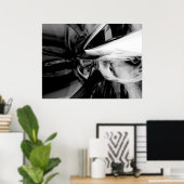 ネガ感覚抽象芸術ポスター ポスター (ホームオフィス)