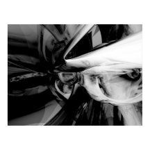 ネガ感覚抽象芸術ポスター