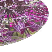 ネギと夏の花 カッティングボード (角)