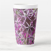 ネギと夏の花 カフェラテマグ (正面)