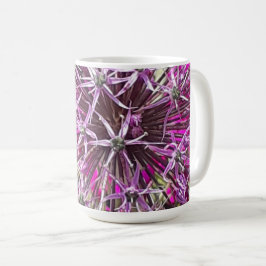 ネギと夏の花 コーヒーマグカップ