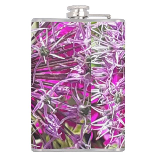 ネギと夏の花 フラスク (裏面)