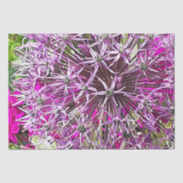 ネギと夏の花 薄葉紙