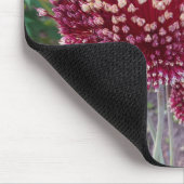 ネギの開花植物 マウスパッド (コーナー)