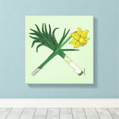 ネクと水仙の交差点 キャンバスプリント (インサイチュ (ウッドフロア))