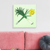 ネクと水仙の交差点 キャンバスプリント (インサイチュ (リビング))