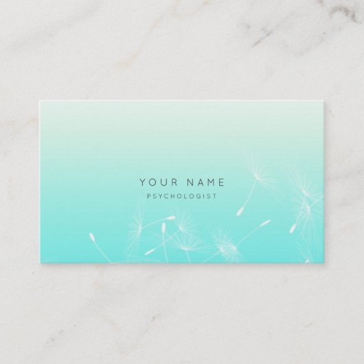 ネクストアポイントメントカードタンデリオン海セラピスト 予約カード (正面)