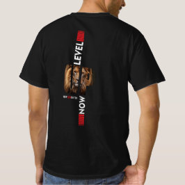 ネクストレベル ライオン メンズTシャツ – やる気を出す Tシャツ