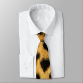 「ネクタイにスポットがある」ヒョウのスポットネクタイ ネクタイ (タイ)