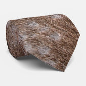 「ネクタイにスポット」鹿の子鹿の毛皮 ネクタイ (ロール)