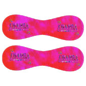 ネクタイにピンク色のアマンダの名前のロゴ ソフトボール (パネル)