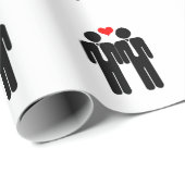 ネクタイの中の二結婚つの部屋 ラッピングペーパー (ロールコーナー)