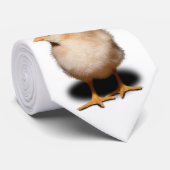 ネクタイをしている男性に夢中のひよこ ネクタイ (ロール)