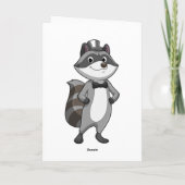 ネクタイ付き新郎としてのルーン カード (裏面)