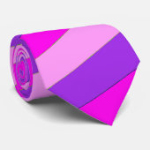 ネクタイ相棒パープルピンクホットピンクストライプ色 ネクタイ (ロール)