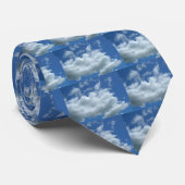 ネクタイ – ふわふわ白い雲 (ロール)