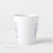 ネクタイ カフェラテマグ (正面)