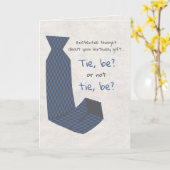 ネクタイ? カード (黄色い花)