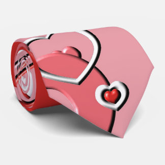 ネクタイ-ハートのハートのハート ネクタイ