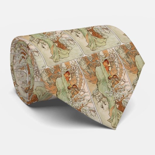 ネクタイ: 冬のミュシャ ネクタイ (ロール)
