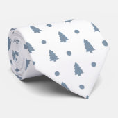 ネクタイ – 灰色のクリスマスツリー (ロール)