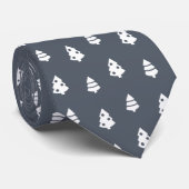 ネクタイ – 白いクリスマスデコレーション (ロール)