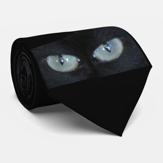 ネクタイ – 複数の緑の猫の目 (ロール)