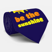 ネクタイ Be The Sunshine ネイビーブルー サン タイ (ロール)
