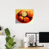 ネクタリンとライム ポスター (ホームオフィス)