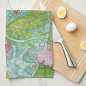 ネクター・ドラゴン キッチンタオル (四つ折り)