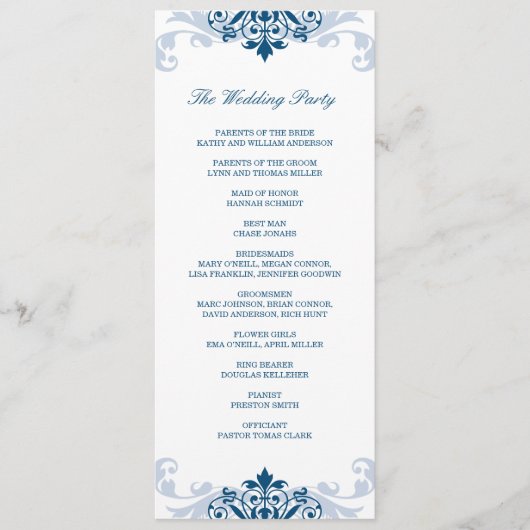 ネクラシックービーブルー鉄エレガント工詳細ズ結婚ズ プログラム (正面)