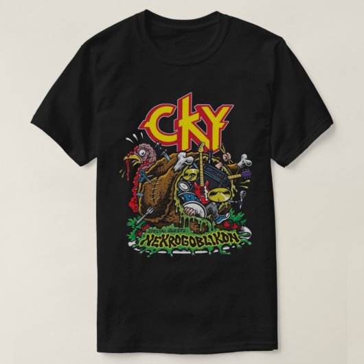 ネクログオブリコンゲストスターCKYエッセンシャルTシャツ Tシャツ (デザイン正面)