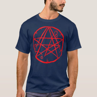 ネクロノミコンオカルトシンボルコズミックホラークトルフ Tシャツ