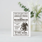 ネクロノミコン – Arkham Pressより提供開始 シーズンポストカード (スタンド正面)