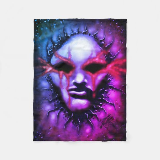 ネクロマンサー フリースブランケット (正面)